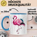 Flamingo Tier Tasse Geschenk Lustige Geschenkidee Spruch Blau Trendation