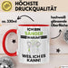 Sänger Geschenk Tasse Lustiger Spruch Ich Bin Sänger Warum Weil Ich Es Kann Geschenkidee Bester Sänger Geburtstag Kaffee-Becher Rot Trendation