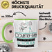Country-Fan Weil Es Keinen Schöneren Beruf Gibt Tasse Geschenk für Eine Country-Fan Lustig Grün Trendation