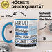 Surferin Tasse Geschenk Spruch Wer Will Schon Prinzessin Sein Wenn Man Auch Surferin Sein Kann Blau Trendation