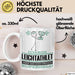 Leichtathlet Geschenk Tasse Ich Bin Leichtathlet Aber Sag Doch Einfach Superheld Lustige Geschenkdiee für Leichtathlet Kaffee-Becher Weiß Trendation