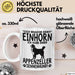 Appenzeller Sennenhund Hund Tasse Geschenk Lustige Geschenkidee Spruch Ich Brauche Kein Einhorn Ich Habe Einen Appenzeller Sennenhund Weiß Trendation