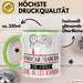 Parkour-Trainerin Geschenk Tasse Becher Die Frau Die Allen Kann Geschenkidee für eine Parkour-Trainerin Lustig Grün Trendation