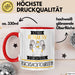 Rucksacktouristin Tasse Geschenk Becher Stark Attraktiv Furchtlos Rucksacktouristin Lustige Geschenkidee Rot Trendation