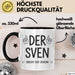 Sven Tasse Geschenk Der Sven Macht Dat Schon Geschenkidee Geburtstag Ruhrpott Schwarz Trendation