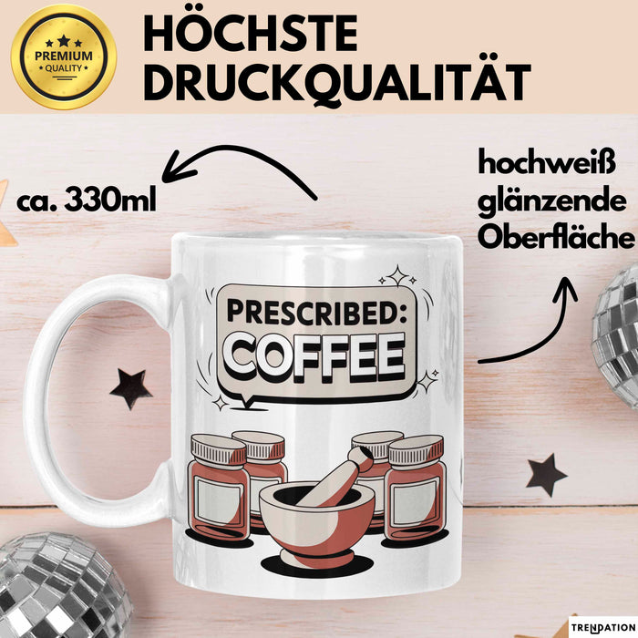 Apotheker Tasse Geschenk Lustige Geschenkidee Spruch Für Medizin Experten Weiß Trendation