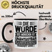 Jura Tasse Geschenk Die Würde Des Menschen Ist Unantastbar Geschenkidee Jurist Juristin Anwalt Becher Trendation