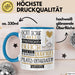 Pilates-Enthusiastin Geschenk Becher Tasse Gott Schuf Alle Menschen Gleich Nur Die Besten Durfeten Pilates-Enthusiastin Werden Geschenkidee Lustig Blau Trendation