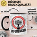 Influencer Tasse Geschenkidee für Content Creator Fans Trendation