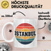 Istanbul Türkei Tasse Geschenk Lustige Geschenkidee Spruch Weiß Trendation