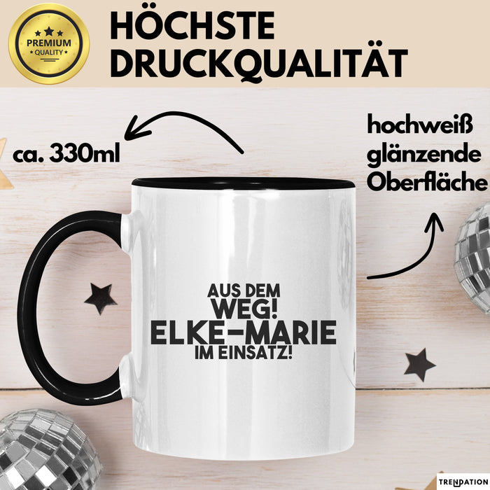 Elke-Marie Tasse Aus Dem Weg! Elke-Marie Im Einsatz! Geschenk