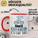 Geschenk für Radfahrerin Tasse Lustige Geschenkidee Geburtstag Ich Bin Radfahrerin Ich Darf Das Rot Trendation