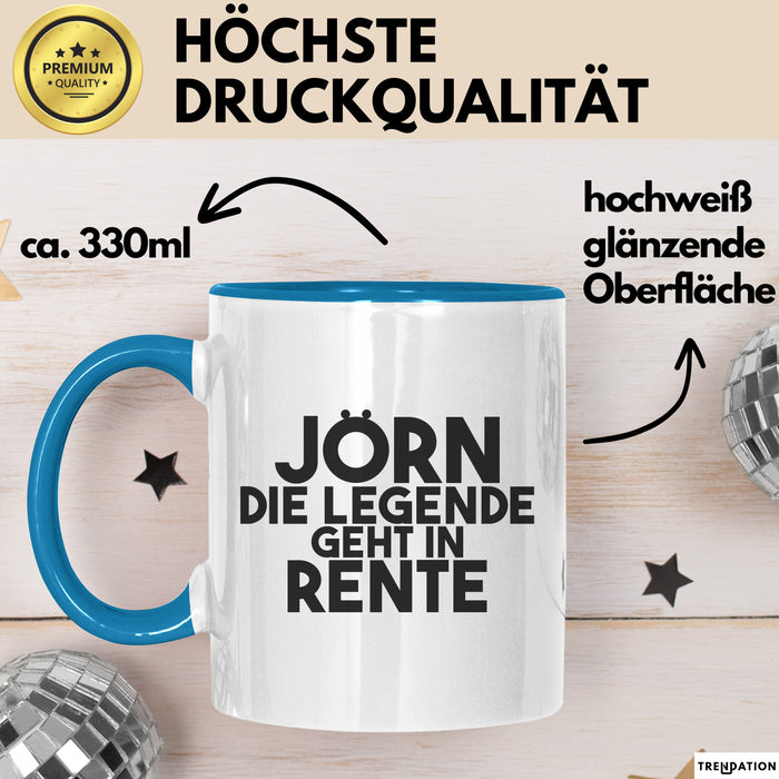 Joern Tasse Joern – Die Legende Geht In Rente Geschenk