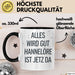 Hannelore Tasse Geschenk Alles Ist Gut Hannelore Ist Jetz Da Geschenkidee Becher mit Name Schwarz Trendation