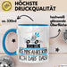 Geschenk für Rennfahrerin Tasse Lustige Geschenkidee Geburtstag Ich Bin Rennfahrerin Ich Darf Das Blau Trendation