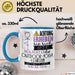 Outdoor-Yoga-Lehrerin Tasse Geschenk Lustiger Spruch Bitte Erheben Sie Sich Seine Majestät Die Outdoor-Yoga-Lehrerin Betritt Den Raum Blau Trendation