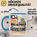Baustoffprüfer Ausbildung Tasse Geschenk Ich Bin Baustoffprüfer In Der Ausbildung Ich Darf Das Geschenkidee Spruch Blau Trendation