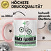 BMX-Fahrer Geschenk Tasse Ich Bin BMX-Fahrer Aber Sag Doch Einfach Superheld Lustige Geschenkdiee für BMX-Fahrer Kaffee-Becher Rosa Trendation