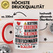 Stiefschwager Geschenk Tasse Lustiger Spruch Erheben Sie Sich Der Stiefschwager Betritt den Raum Rot Trendation