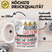 Parkour-Trainerin Tasse Geschenk Lustig Abstand Halten Hochleistungs-Parkour-Trainerin Mit Drang Zur Perfektion Bei Der Arbeit Weiß Trendation