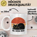 Katze Tasse Geschenk Na Sicha Ned Geschenkidee Katzenliebhaber Kaffee-Becher Weiß Trendation