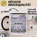 Lustige Tasse Geschenk Tochter Verrückter Vater Witziger Spruch Schwarz Trendation