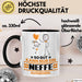 Neffe Geschenk Tasse So Gut Kann Nur Ein Neffe Aussehen Geschenkidee Kaffee-Becher Schwarz Trendation