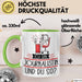 Journalistin Tasse Geschenk Ich Bin Journalistin Und Du So Geschenkidee Lustiger Spruch Becher Grün Trendation