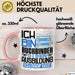 Buchbinder Ausbildung Tasse Geschenk Ich Bin Buchbinder In Der Ausbildung Ich Darf Das Geschenkidee Spruch Rosa Trendation