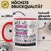 Straßenmusikerin Tasse Geschenk Spruch Wer Will Schon Prinzessin Sein Wenn Man Auch Straßenmusikerin Sein Kann Rot Trendation