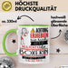 Boxerin Tasse Geschenk Lustiger Spruch Bitte Erheben Sie Sich Seine Majestät Die Boxerin Betritt Den Raum Grün Trendation