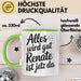 Renate Tasse Geschenk Alles Ist Gut Renate Ist Jetz Da Geschenkidee Becher mit Name Grün Trendation