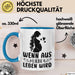 Schwangerschaft Tasse Geschenk Wenn Aus Liebe Leben Wird Geschenkidee Schwangere Frau Blau Trendation