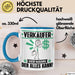 Verkäufer Tasse Geschenk für Verkäufer Der Mann Der Alles Kann Geschenkidee zum Geburtstag Blau Trendation