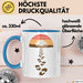Wandern Tasse Geschenkidee Pfad Entdecker Lustiger Spruch Geschenkidee Lustig Blau Trendation