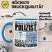 Polizist Geschenk Tasse Geschenkidee für Polizist Geburtstag Lustiger Spruch Ich Bin Polizist Ich Kann Es Dir Erklären Aber Nicht Für Dich Verstehen Blau Trendation