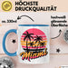 Miami Florida USA Tasse Geschenk Lustige Geschenkidee Spruch Blau Trendation