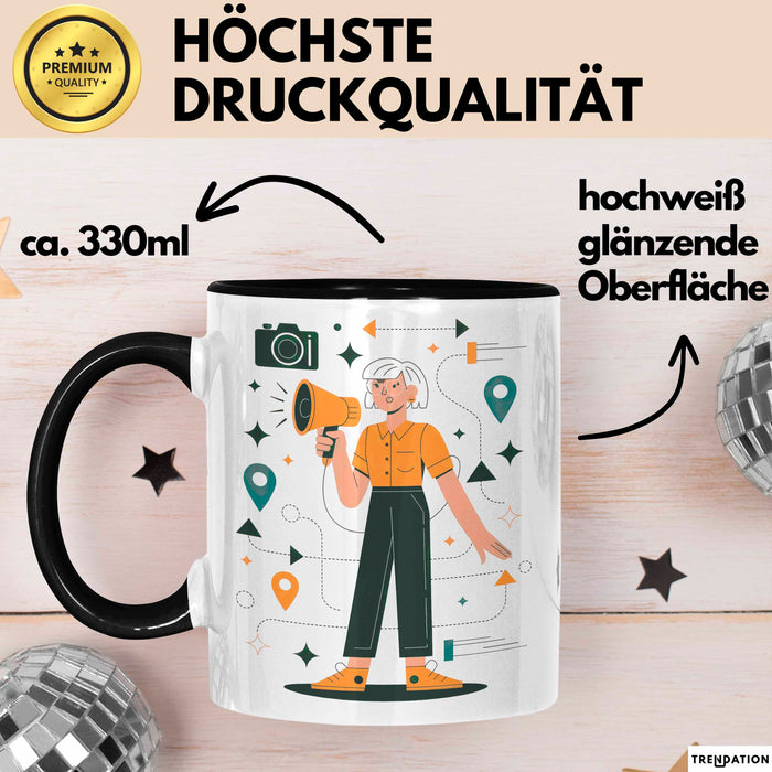 Reiseführer Tasse Geschenk Lustige Geschenkidee Spruch Für Reise Leiter Trendation