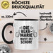 Elke-Marie Tasse Geschenk Die Elke-Marie Macht Dat Schon Geschenkidee Becher mit Name Schwarz Trendation