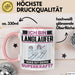 Langläufer Tasse Geschenk für Langläufer Geburtstag Lustiger Spruch Kaffee-Becher Was Ist Deine Superkraft Rosa Trendation