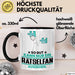 Rätselfan Geschenk Tasse So Gut Kann Nur Ein Rätselfan Aussehen Geschenkidee Kaffee-Becher Schwarz Trendation