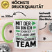 Romantische Pärchen Tasse Geschenk Team seit 12,5 Jahren Geschenkidee Lustig Grün Trendation