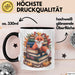 Fuchs Tierliebhaber Tasse Geschenk Lustige Geschenkidee Spruch Ästhetischer Fuchs Mit Buchlesung Trendation