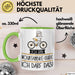 Geschenk für Mountainbike-Guide Tasse Lustige Geschenkidee Geburtstag Ich Bin Mountainbike-Guide Ich Darf Das Grün Trendation