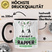Rapper Geschenk Tasse So Gut Kann Nur Ein Rapper Aussehen Geschenkidee Kaffee-Becher Schwarz Trendation