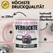 3D Drucker Tasse "Verrückte 3D Drucker" Geschenkidee für TechnikFans Rosa Trendation