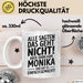 Monika Tasse Geschenk Alle Sagten Das Geht Nicht Aber Dann Kam Monika Und Hat Es Einfach Gemacht Geschenkidee Becher mit Name Weiß Trendation