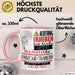 Parkour-Trainerin Tasse Geschenk Lustiger Spruch Bitte Erheben Sie Sich Seine Majestät Die Parkour-Trainerin Betritt Den Raum Rosa Trendation
