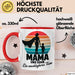 Mama Muttertag Tasse Becher Geschenk Lustige Geschenkidee Spruch Mama Und Sohn Ein Unschlagbares Team Rot Trendation