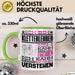Kletterlehrer Geschenk Kaffee-Tasse Geschenkidee für Kletterlehrer Ich Bin Kletterlehrer Ich Kann Es Dir Erklären Jedoch Nicht Für Dich Verstehen Spruch Lustig Grün Trendation